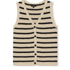 Rails SADE VEST IVORY NAVY STRIPE