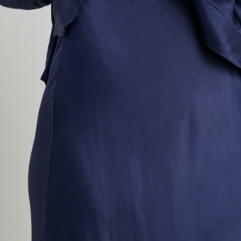 Rails ANYA SATIN MIDI SKIRT NAVY