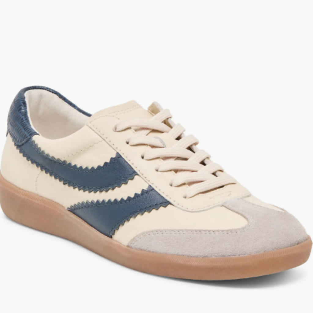 MERIT WHITE/NAVY LEATHER  AS SIZED