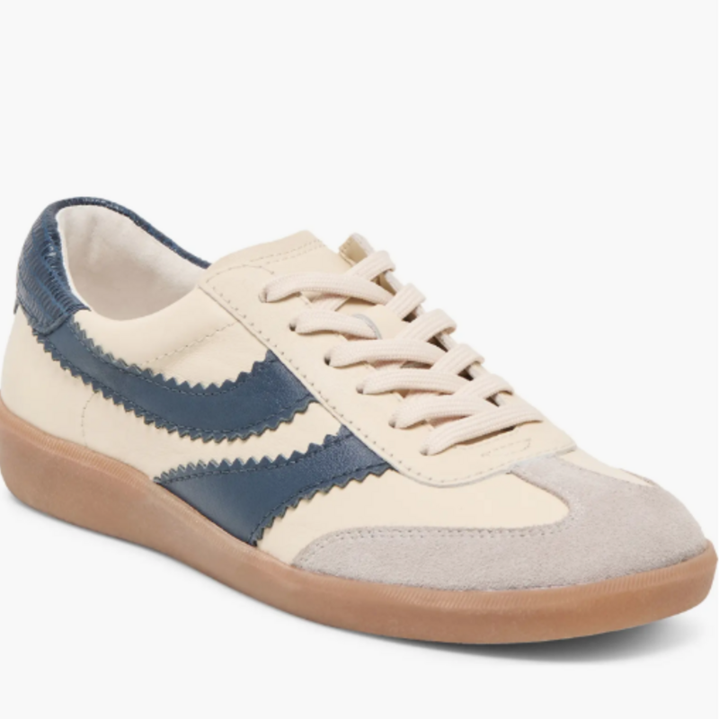 MERIT WHITE/NAVY LEATHER  AS SIZED