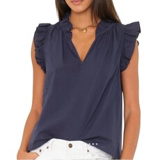 XIRENA BEXIE TOP  NAVY