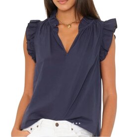 XIRENA BEXIE TOP  NAVY