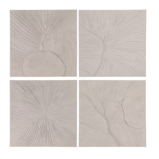 Sagebrook S/4 22X22 DIMENSIONAL WALL ART