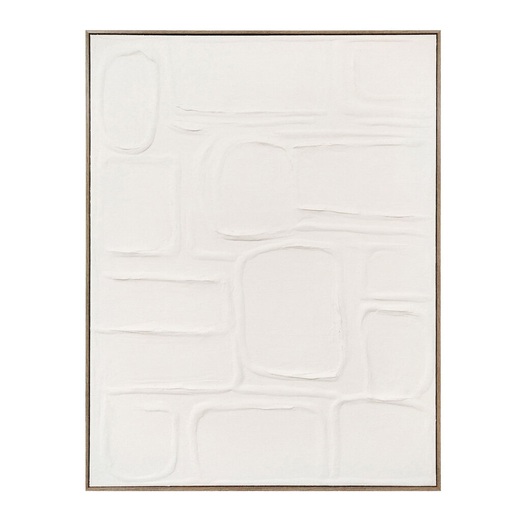 Sagebrook 24X36" ABSTRCT STONE PATTERN TXTRED WALL ART, IVRY