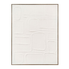 Sagebrook 24X36" ABSTRCT STONE PATTERN TXTRED WALL ART, IVRY