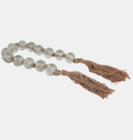 Sagebrook 45X2" GLASS BEAD GARLAND, CLEAR