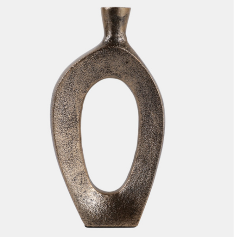 Sagebrook TALL BUD VASE, ANTIQUE GOLD