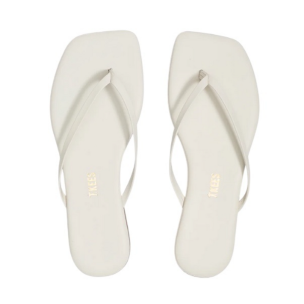 TKEES Square Toe Lily Cream AS SIZED