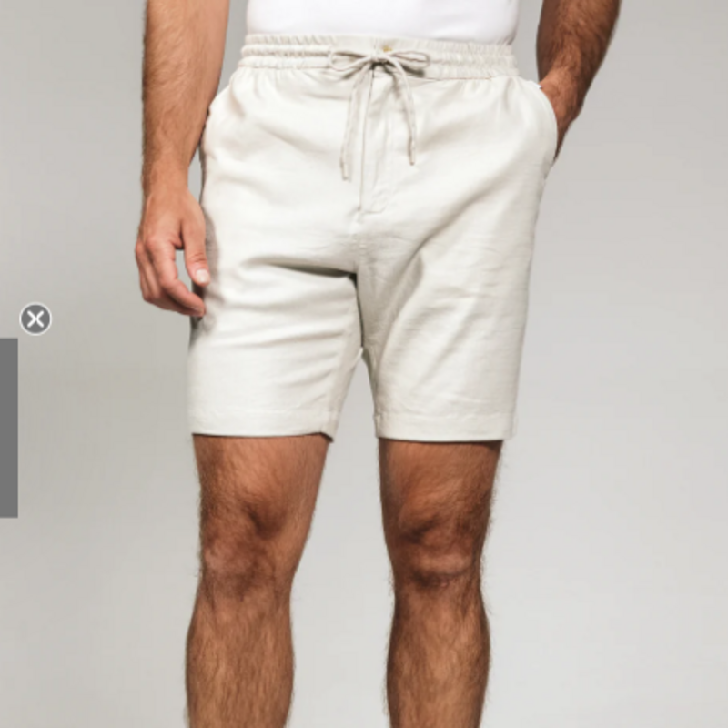 7DIAMONDS DRIFTWOOD LINEN SHORT TAN