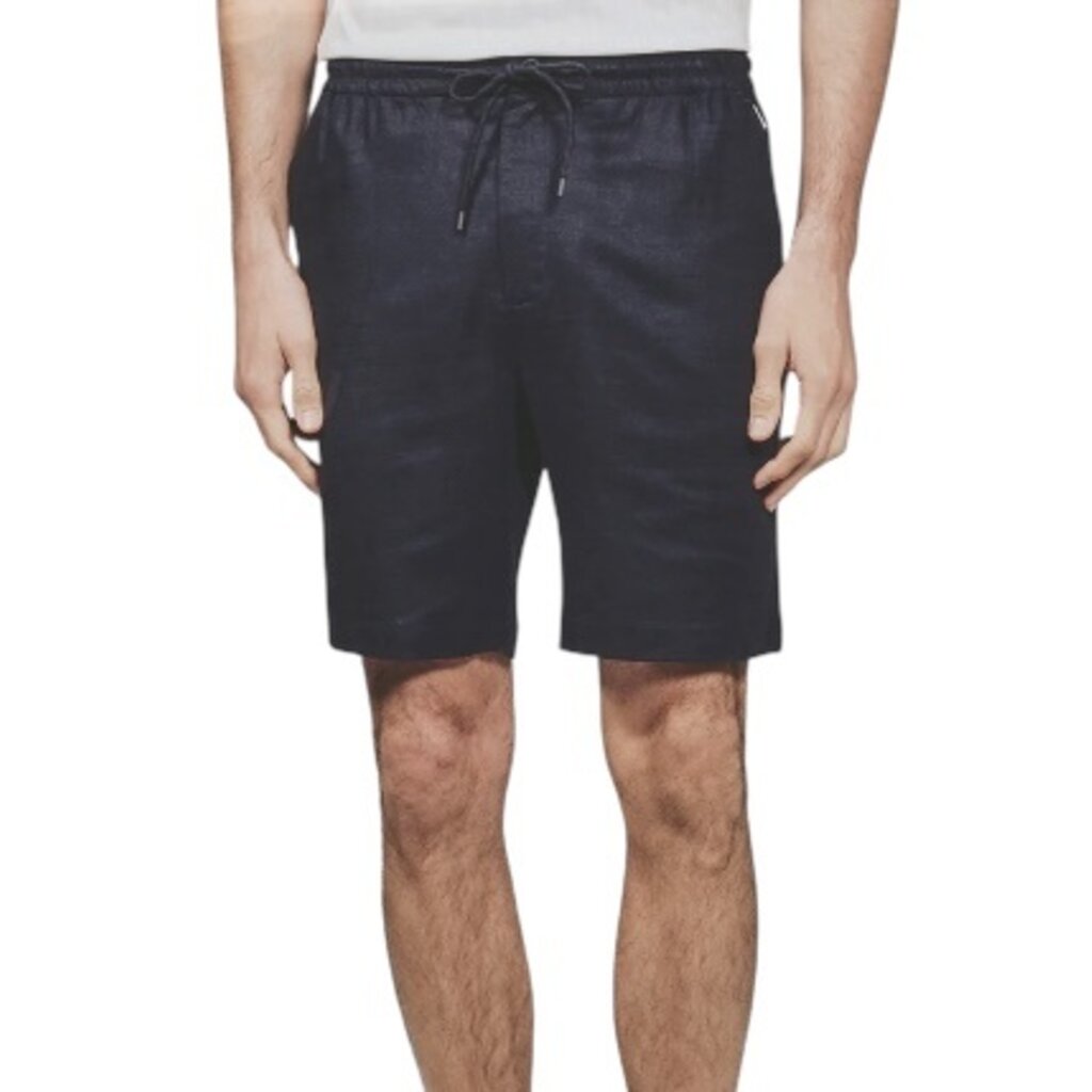 7DIAMONDS DRIFTWOOD LINEN SHORT NAVY