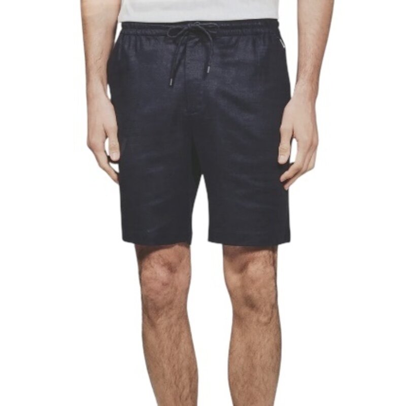 7DIAMONDS DRIFTWOOD LINEN SHORT NAVY