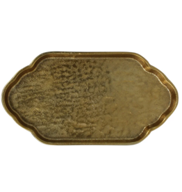 Greek Key Tray, Brass - Sm