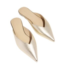 YOSI SAMRA Nera in Gold Metallic Leather As Sized