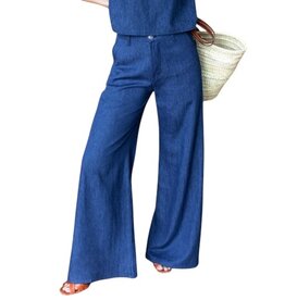 Emerson Fry Tulip Trouser - Indigo Hemp Organic