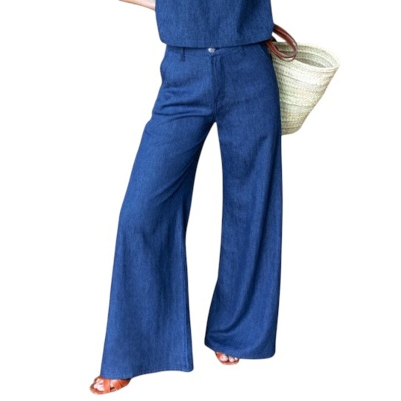Emerson Fry Tulip Trouser - Indigo Hemp Organic
