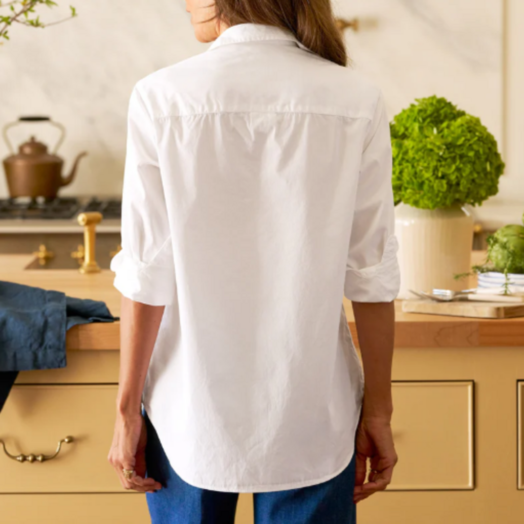 Frank & Eileen Waverly - NYC Button-Up Shirt WHITE