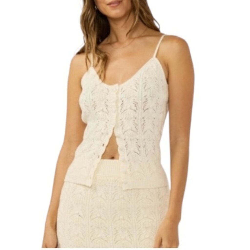 POINTELLE SWEATER TANK