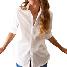 Frank & Eileen Waverly - NYC Button-Up Shirt WHITE