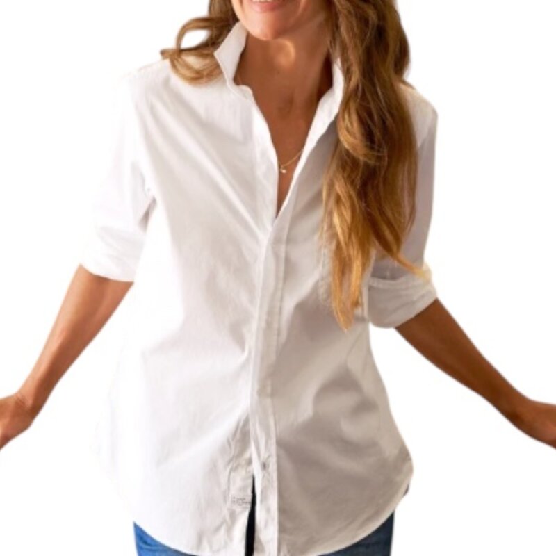 Frank & Eileen Waverly - NYC Button-Up Shirt WHITE