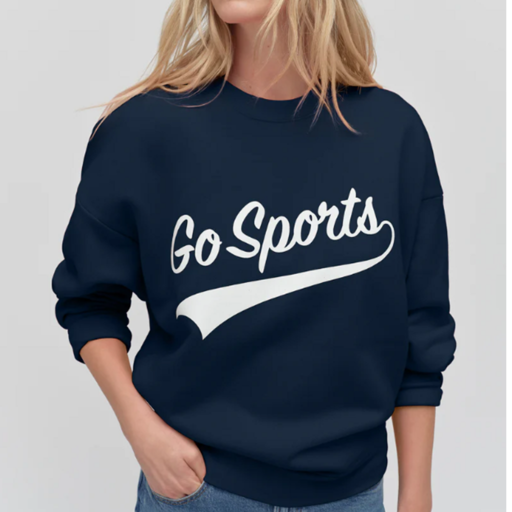 FAVORITE DAUGHTER GO SPORTS SWEATSHIRT NAVY
