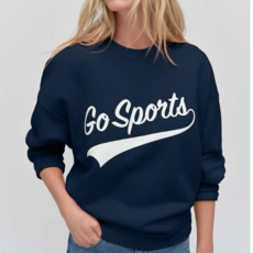 FAVORITE DAUGHTER GO SPORTS SWEATSHIRT NAVY