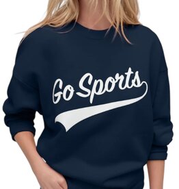 FAVORITE DAUGHTER GO SPORTS SWEATSHIRT NAVY