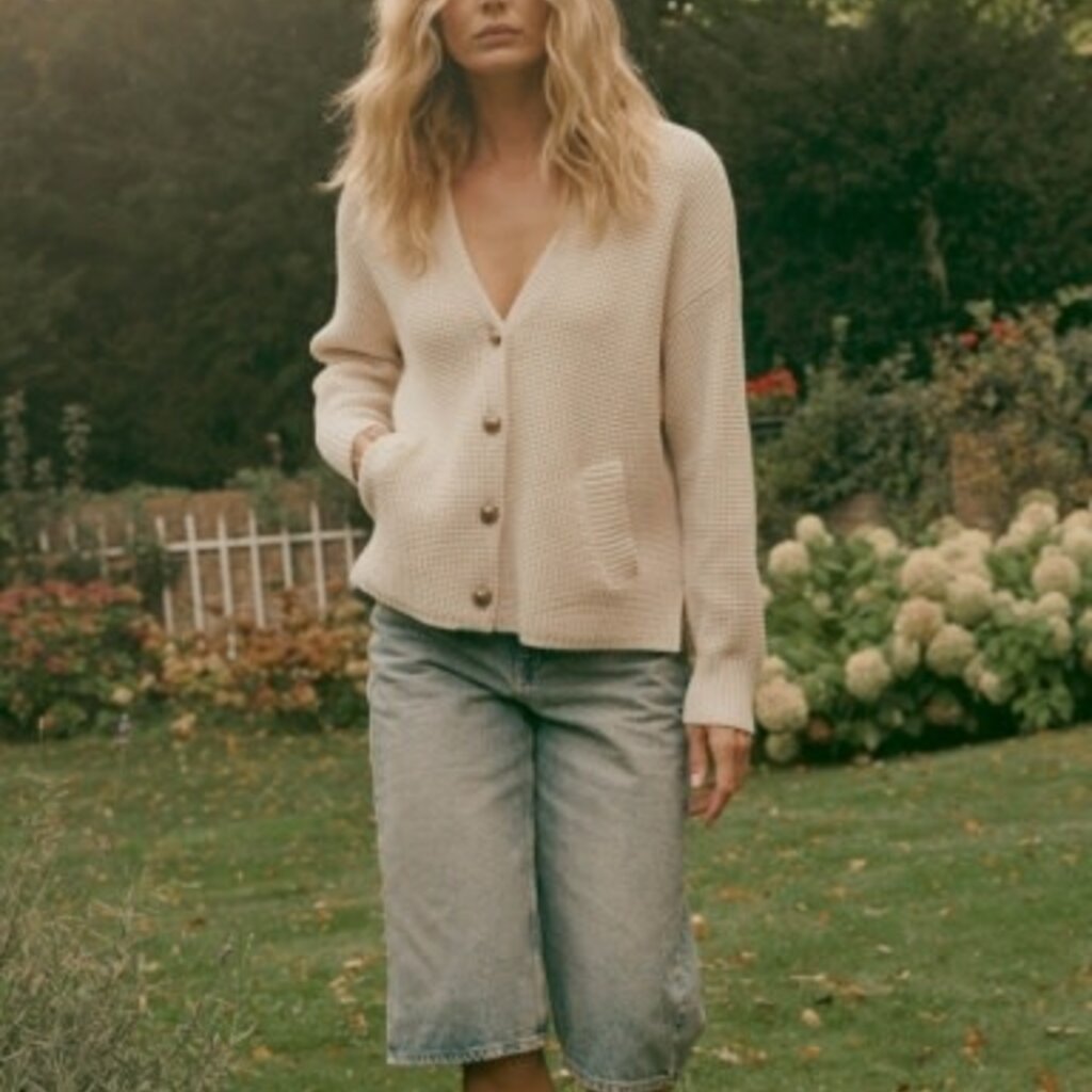 REPEAT CASHMERE CARDIGAN