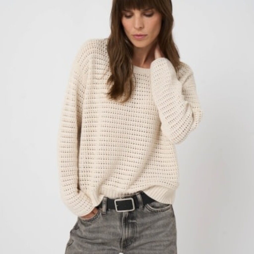REPEAT CASHMERE PULLOVER