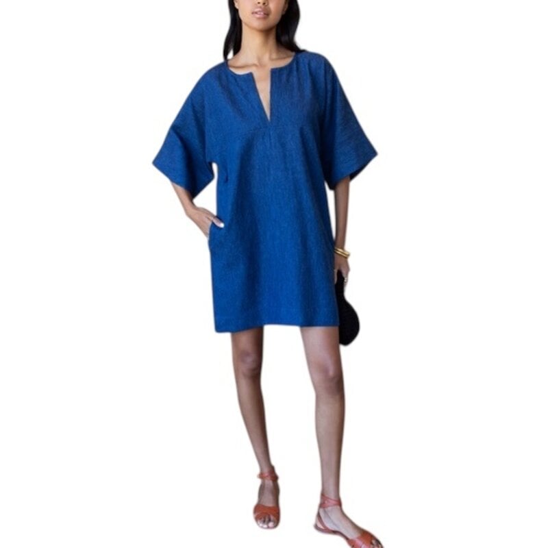 Emerson Fry Structured Dress - Hemp Indigo