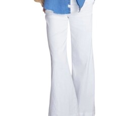 Frank & Eileen West Village - NYC Trouser WHITE PREFORMANCE LINEN