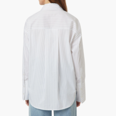 Habitual OVERSIZED STRIPE POPLIN SHIRT  Bright White Stripe