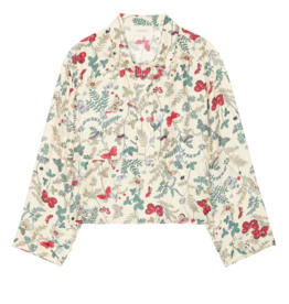 The Great The Meadow Henley Top 100% SILK