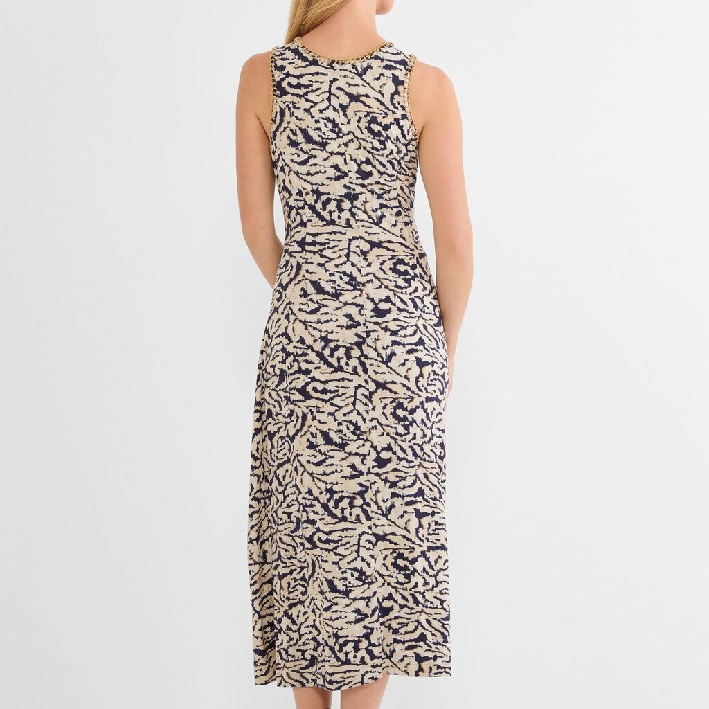 NIC+ZOE CONTRAST SWIRL HEATHER DRESS