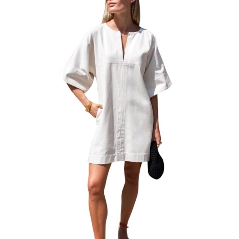 Emerson Fry Structured Dress - Salt