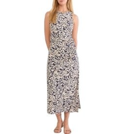 NIC+ZOE CONTRAST SWIRL HEATHER DRESS