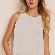 NIC+ZOE LINEN BLEND STEVIE TANK