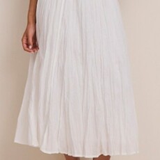 NIC+ZOE COTTON CRINKLE SKIRT