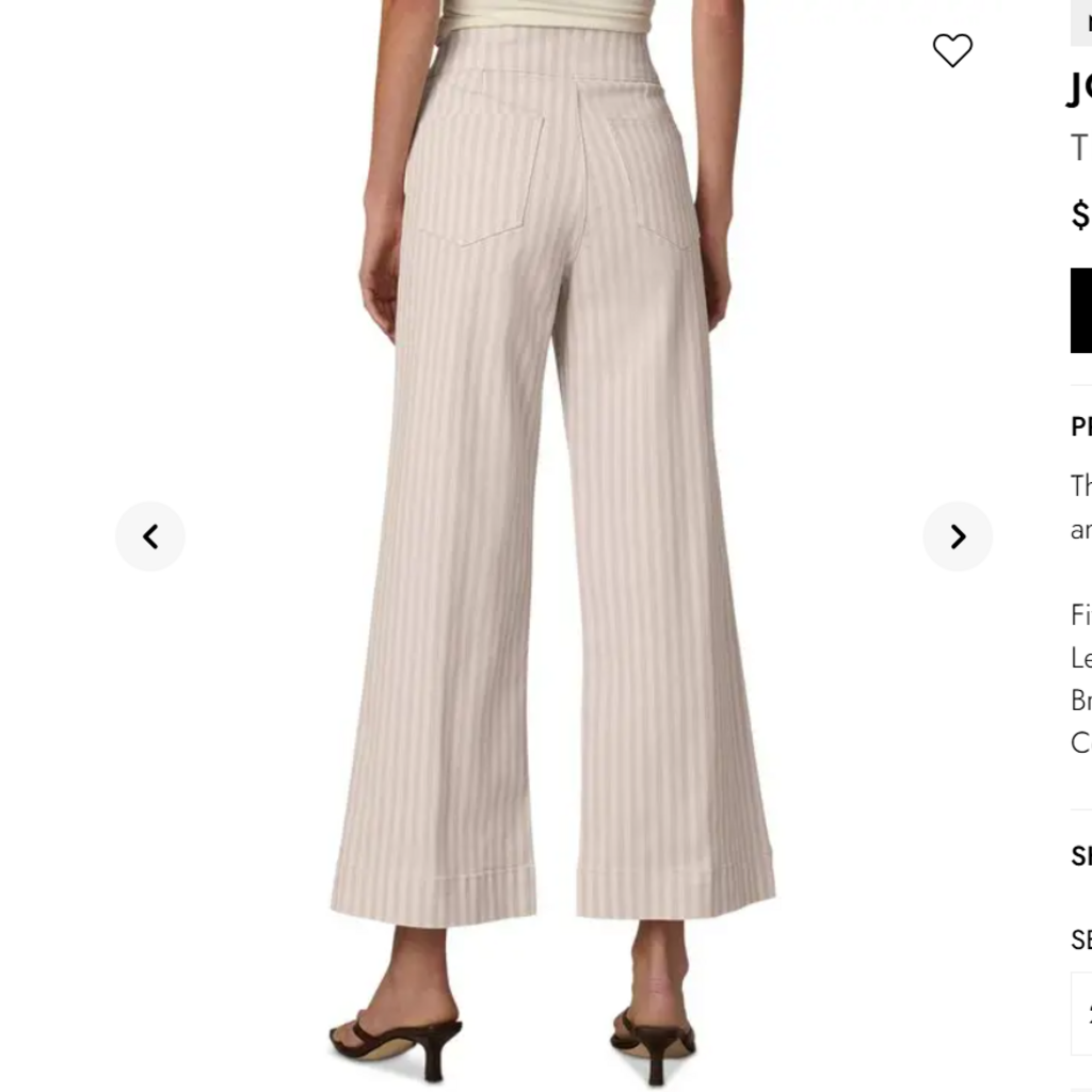 Joe's Jeans THE ELLIA WIDE LEG ANKLE