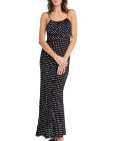 FAVORITE DAUGHTER THE ONE THAT GOT AWAY DRESS BLACK / IVORY DITS