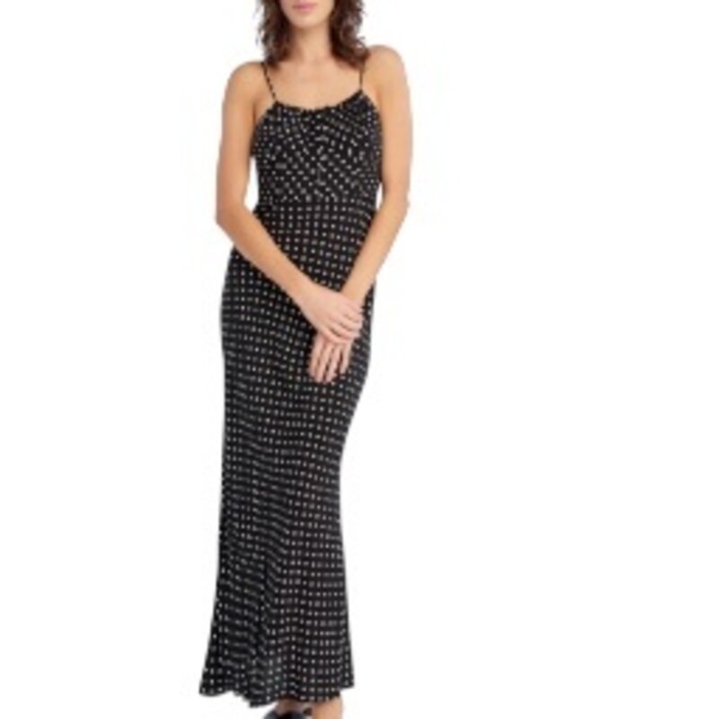 FAVORITE DAUGHTER THE ONE THAT GOT AWAY DRESS BLACK / IVORY DITS