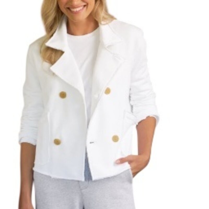 Frank & Eileen Mini Belfast SweatshirtPeacoat White