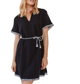 SHORT SLEEVE FRAY EDGE MINI