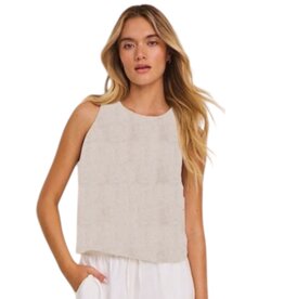 NIC+ZOE LINEN BLEND STEVIE TANK
