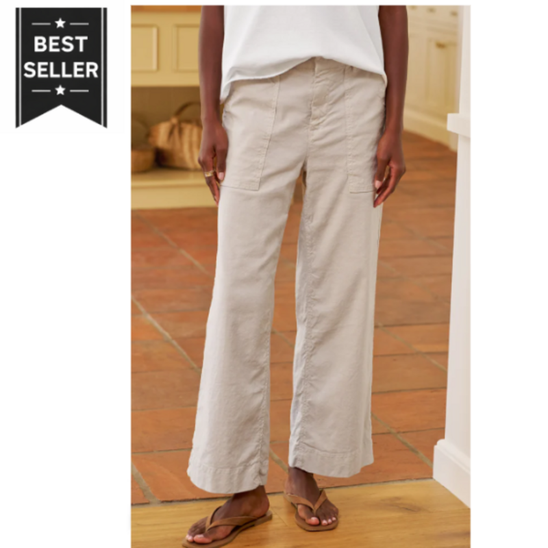 Frank & Eileen Wexford Patch Pocket Pant Cement