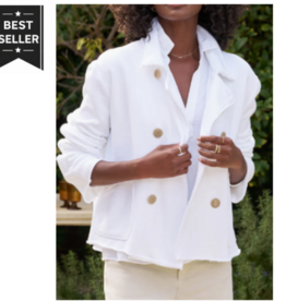 Frank & Eileen Mini Belfast SweatshirtPeacoat White