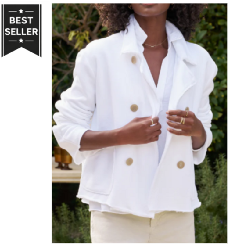 Frank & Eileen Mini Belfast SweatshirtPeacoat White