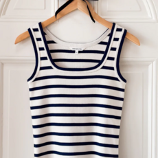 Emerson Fry Layering Tank 2 - Navy Stripe