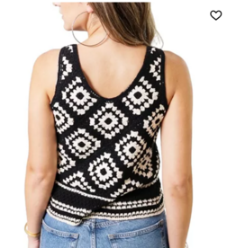 CENTRAL PARK WEST Winona Crochet Stitch Tank