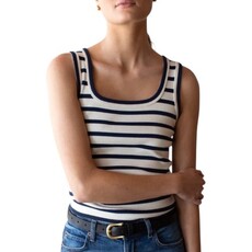 Emerson Fry Layering Tank 2 - Navy Stripe