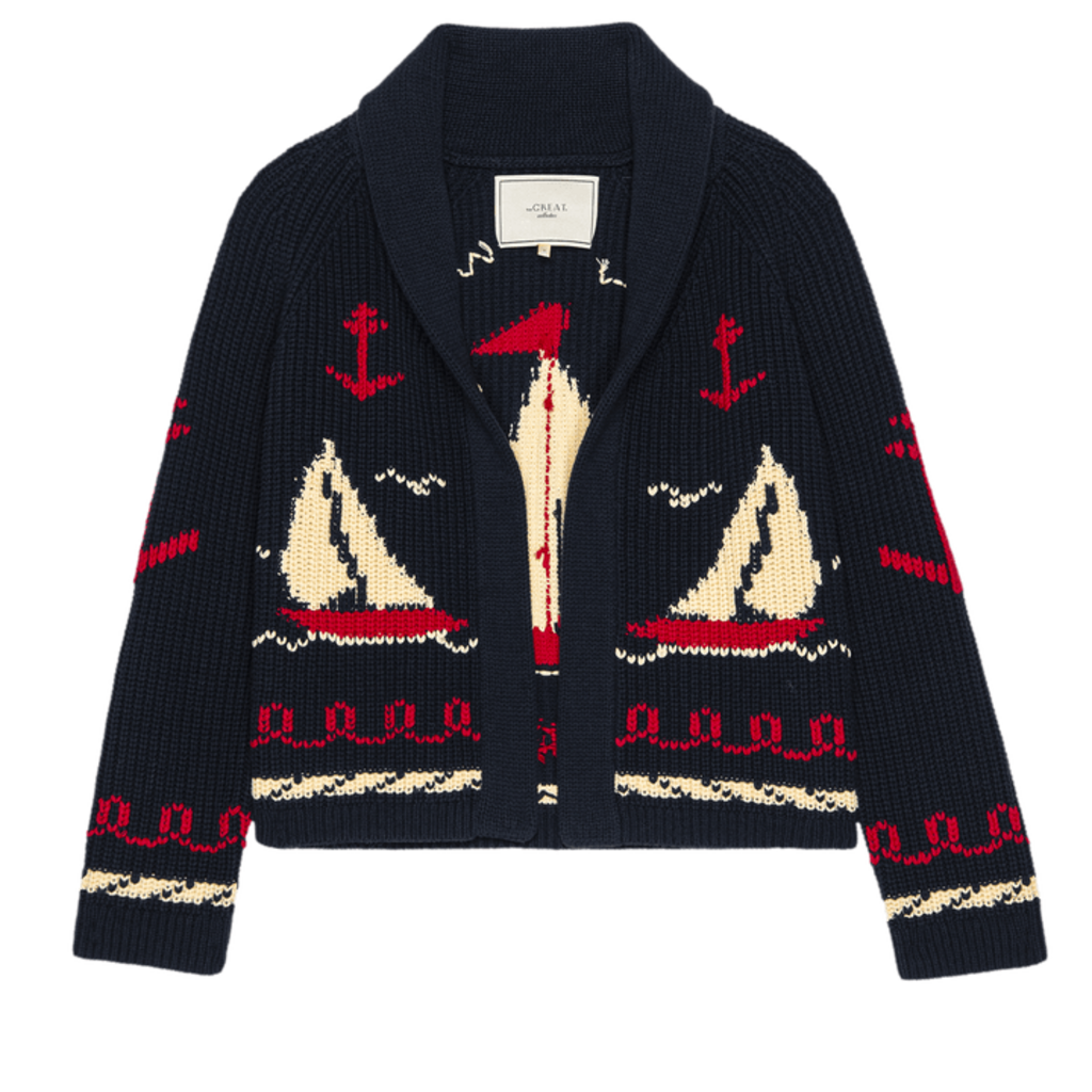 The Great The Sailboat Lodge Cardigan